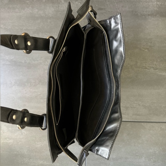 Vintage Club Monaco Leather Top Handle Bag - Picture 3 of 8